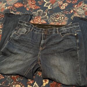 Lane Bryant Dark Blue Straight Leg Jeans